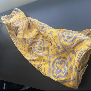 Yellow & Blue Yoga Mat Bag with Strap/Handle